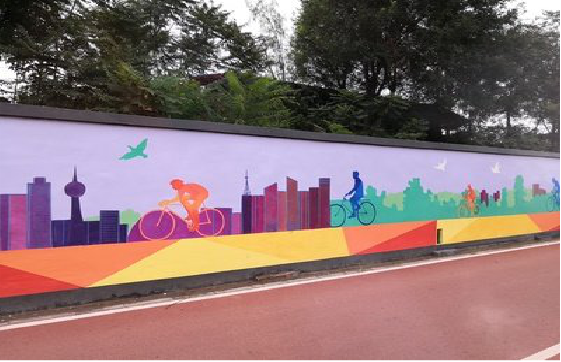 凤台墙体彩绘-围墙