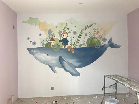 凤台手绘墙的特点及优势。