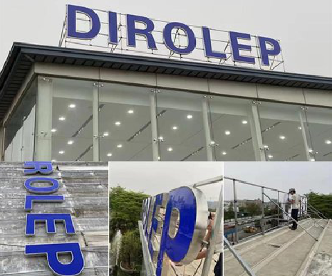 凤台楼顶发光字安装的注意事项。